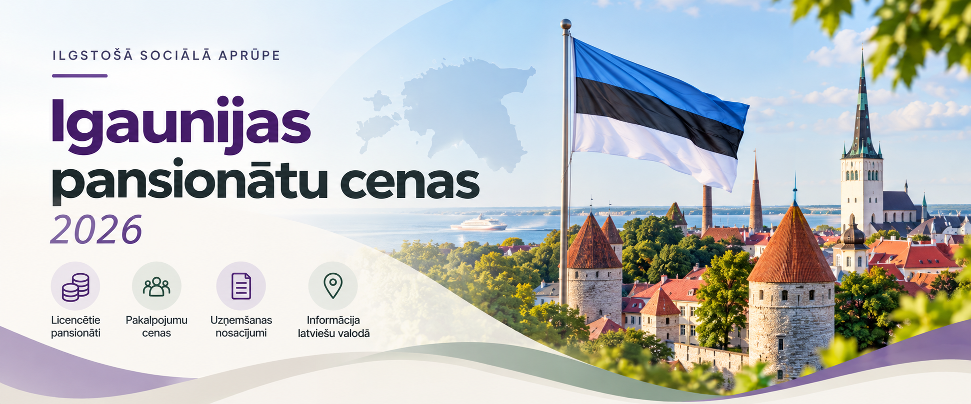 pansionatu cenas igaunija
